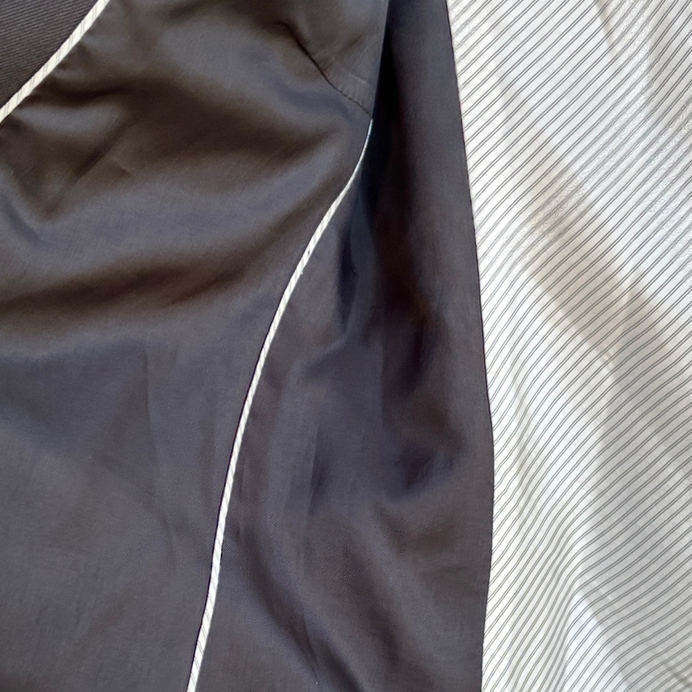 Zara Women's Black and White Striped Blazer - Picture 9 of 16
